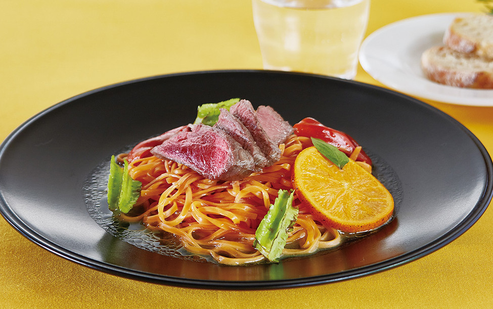 屋久鹿肉とたんかんのオイルソース